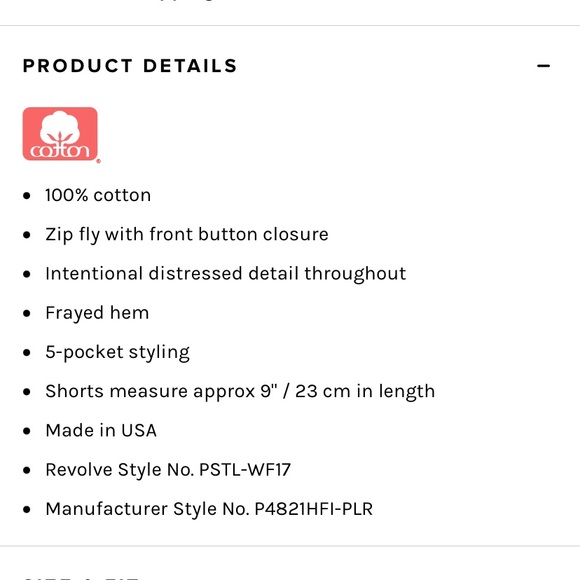 pistola Gigi Cut Off Denim Short in Polarize - Picture 2 of 12